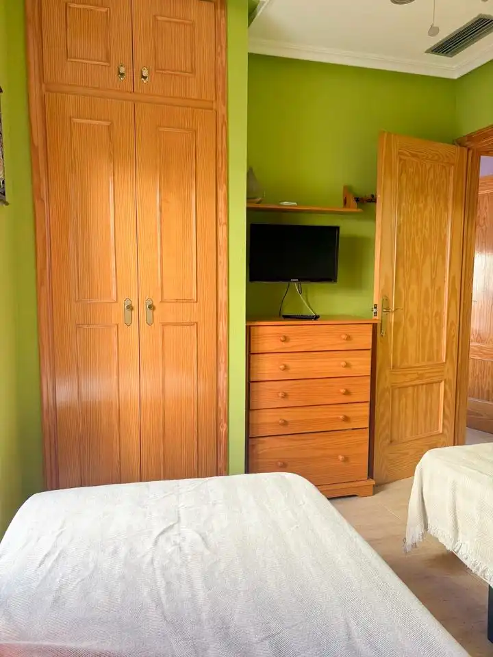 Schlafzimmer von Haus oder Chalet zur Miete in Santa Pola mit Klimaanlage, Terrasse und Balkon