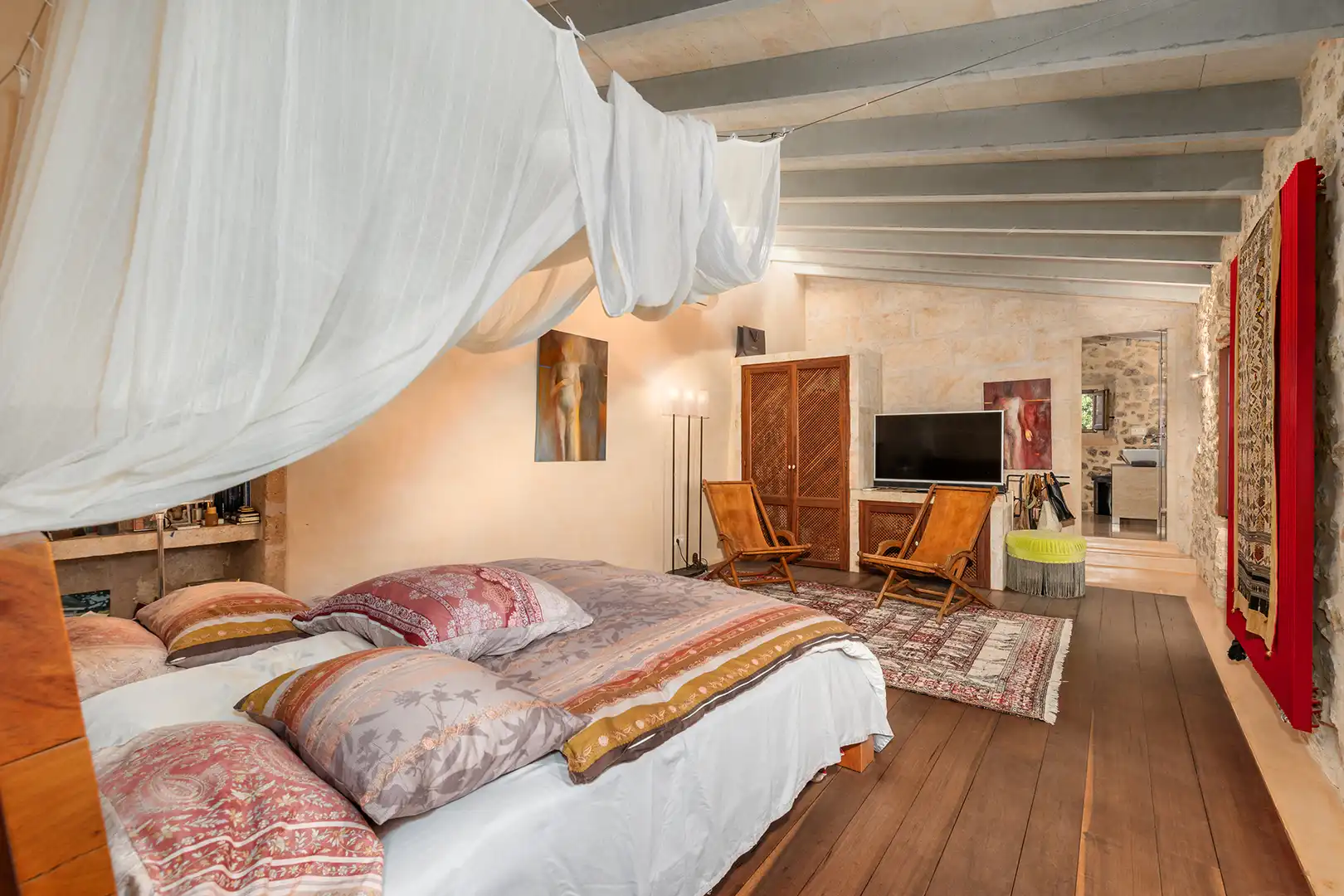 Dormitori de Finca rústica en venda en Porreres amb Aire condicionat, Calefacció i Parquet