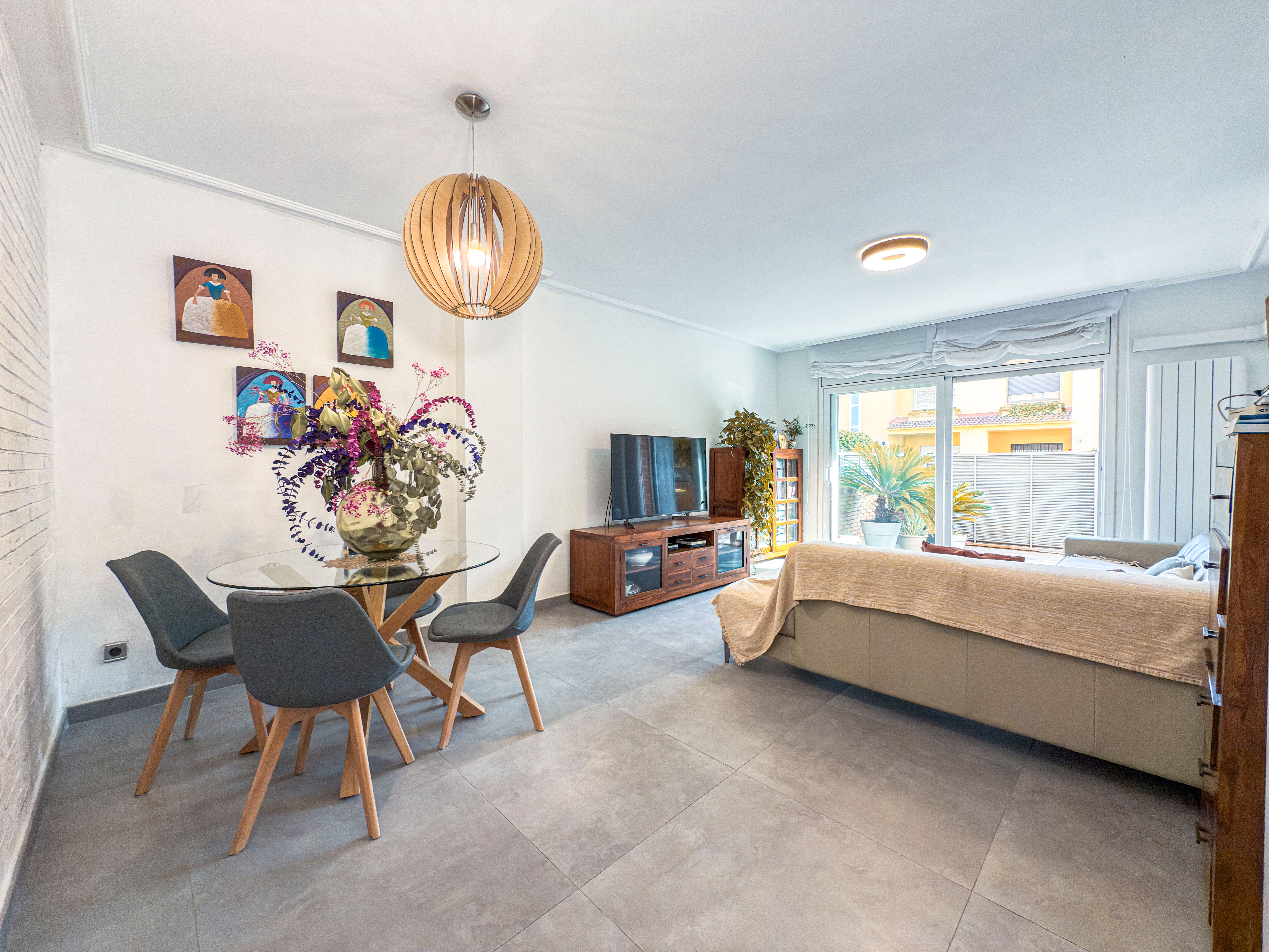 Living room of Flat for sale in Palafolls  with Heating and Private garden