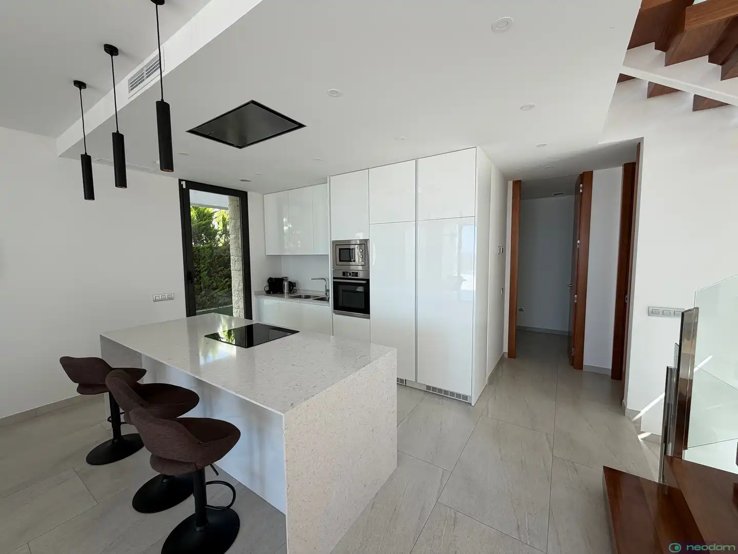 Cocina de Casa o chalet de alquiler en Finestrat con Aire acondicionado, Calefacción y Terraza