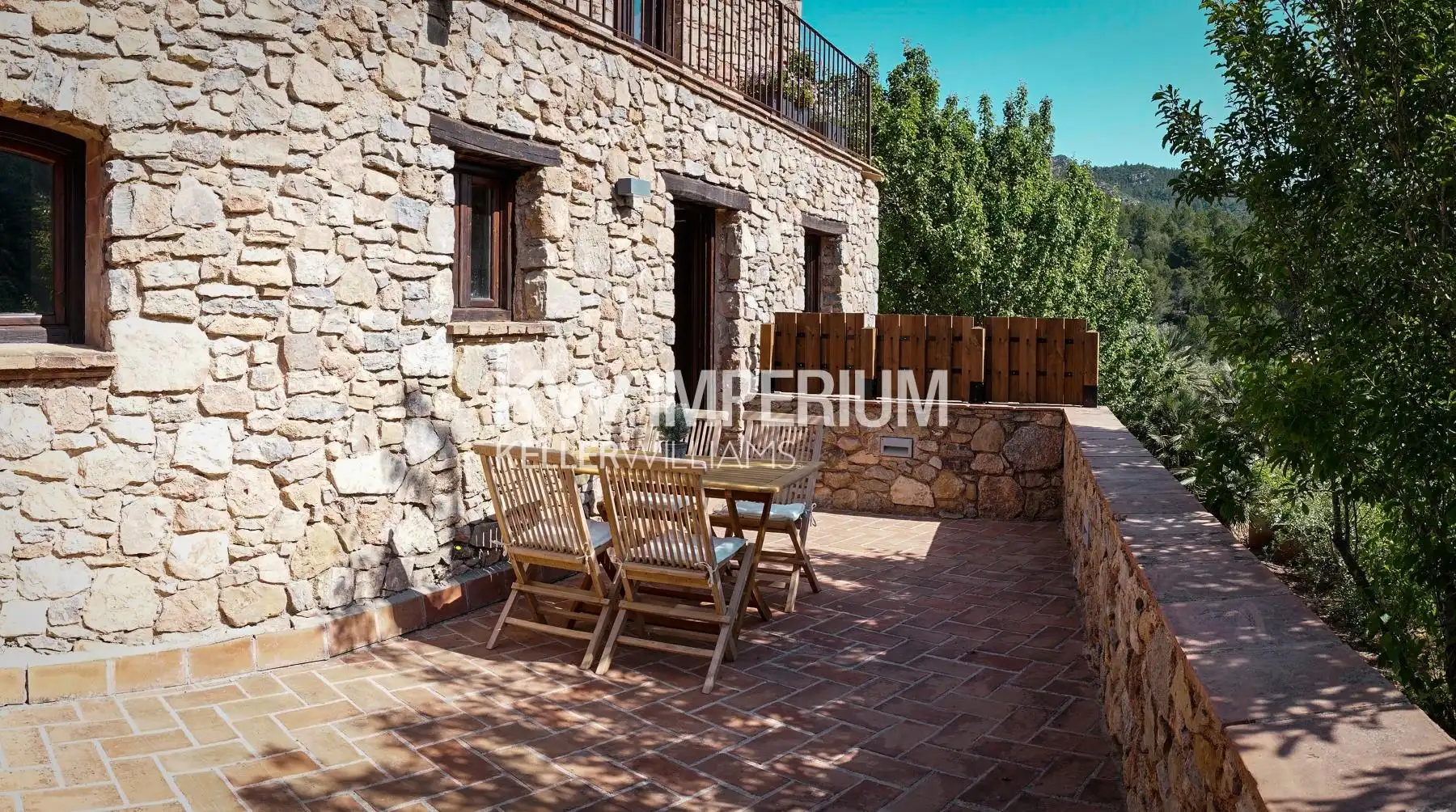 Terrassa de Casa o xalet en venda en Colldejou amb Aire condicionat, Jardí privat i Terrassa