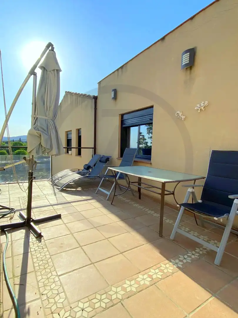 Terrasse von Wohnung zum Verkauf in Matadepera mit Heizung, Parkett und Terrasse
