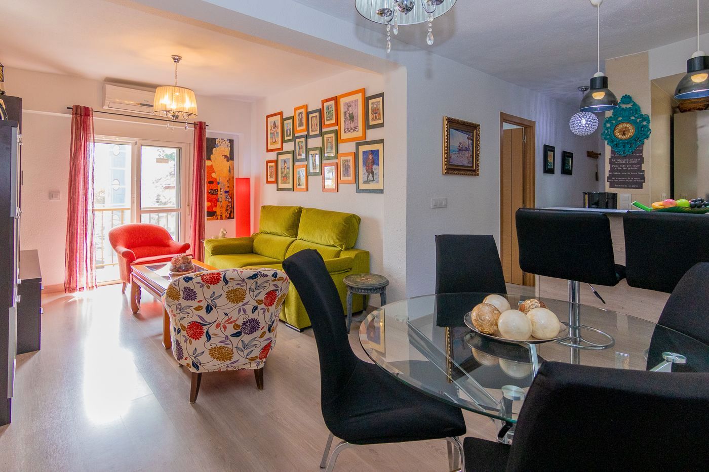 Sala d'estar de Apartament en venda en Dénia amb Aire condicionat, Calefacció i Terrassa