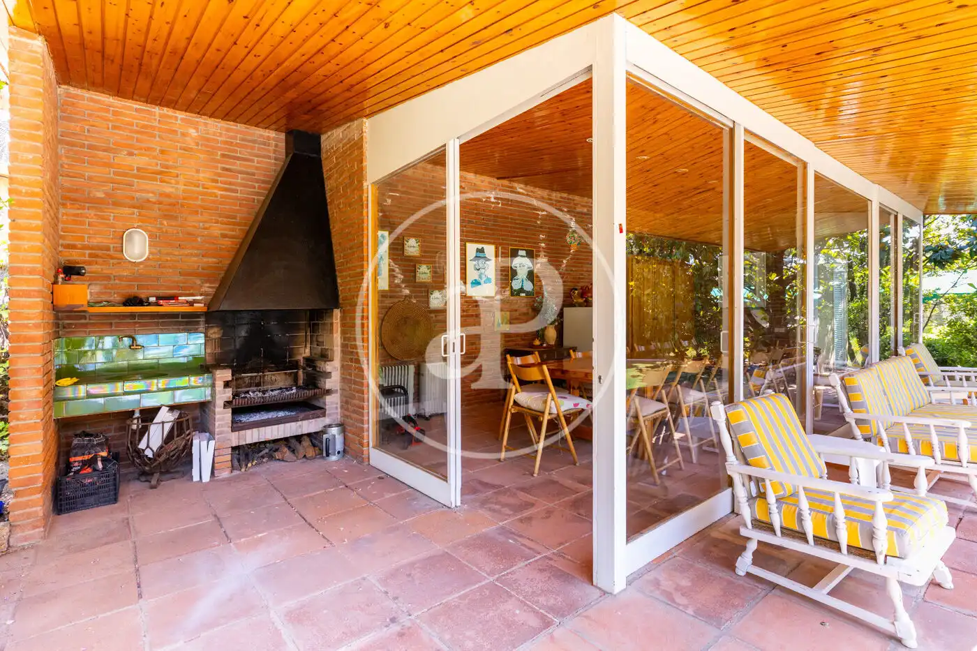 Terrassa de Casa o xalet en venda en Matadepera amb Aire condicionat, Calefacció i Jardí privat