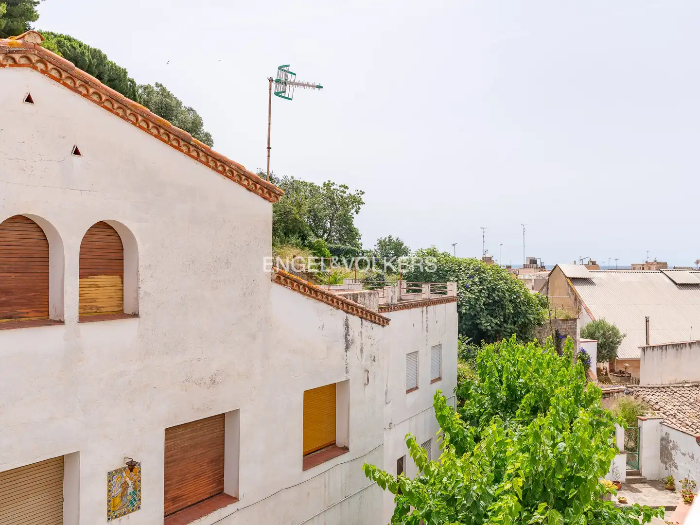 Vista exterior de Casa adosada en venta en Arenys de Mar con Aire acondicionado, Calefacción y Terraza