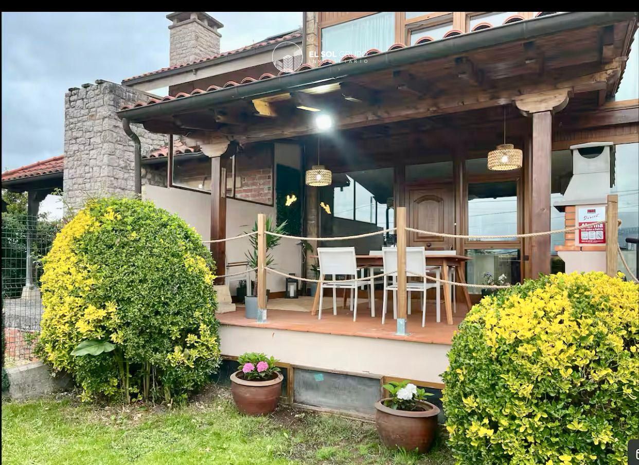 Terrace of Single-family semi-detached for sale in Gijón   with Private garden, Terrace and Storage room