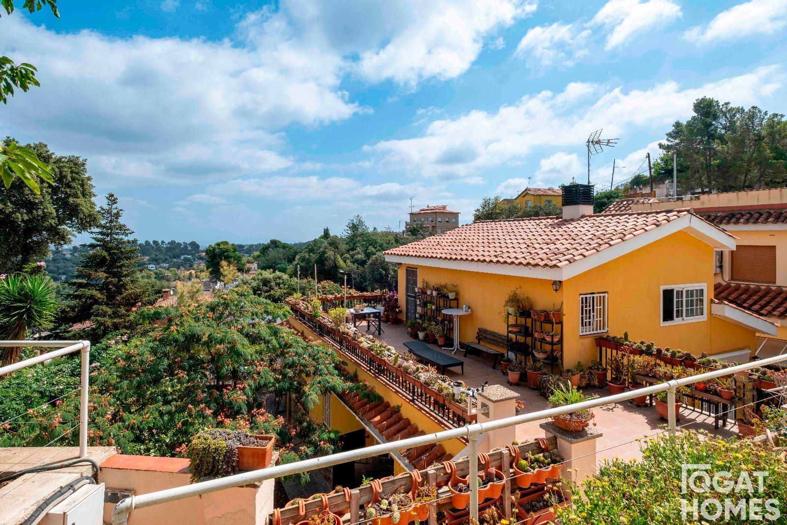 Terrassa de Casa o xalet en venda en Sant Cugat del Vallès amb Calefacció, Jardí privat i Terrassa