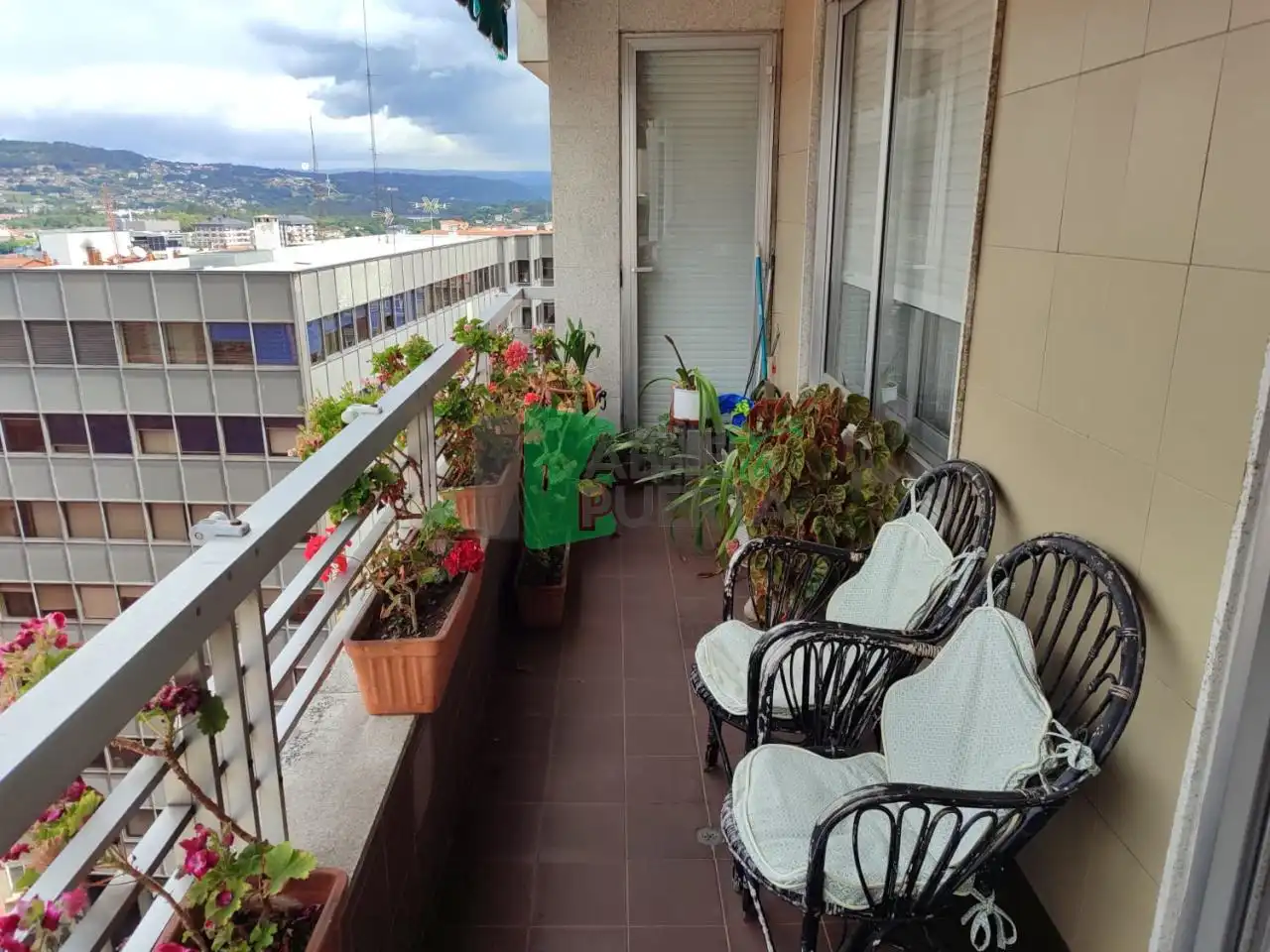 Balcony of Flat for sale in Ourense Capital   with Heating, Parquet flooring and Storage room