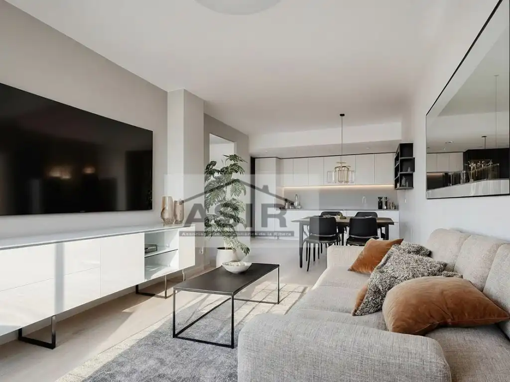Sala de estar de Piso en venta en Alzira con Aire acondicionado, Terraza y Balcón