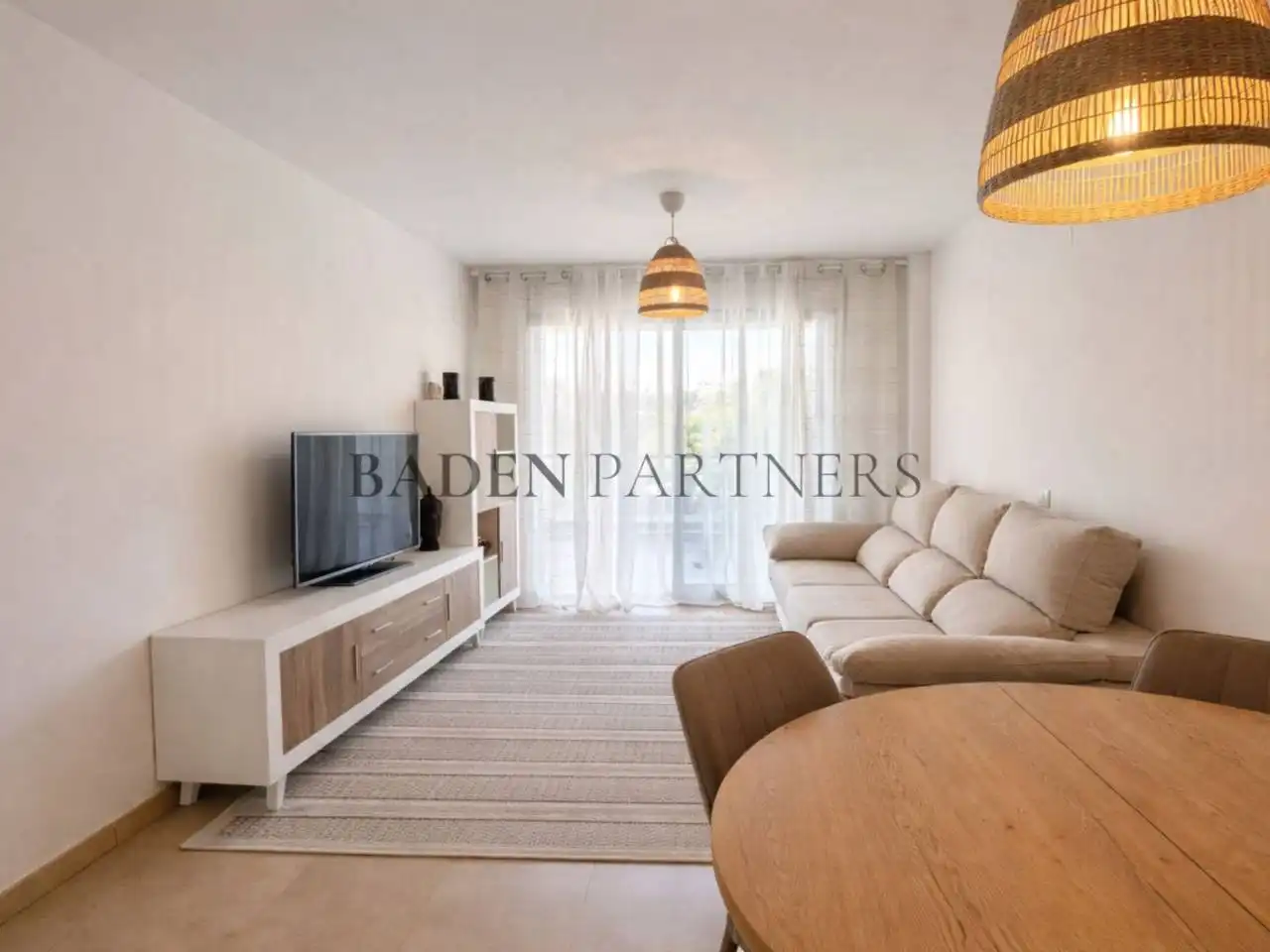 Wohnzimmer von Wohnung zum Verkauf in San Jorge / Sant Jordi mit Klimaanlage, Terrasse und Abstellraum