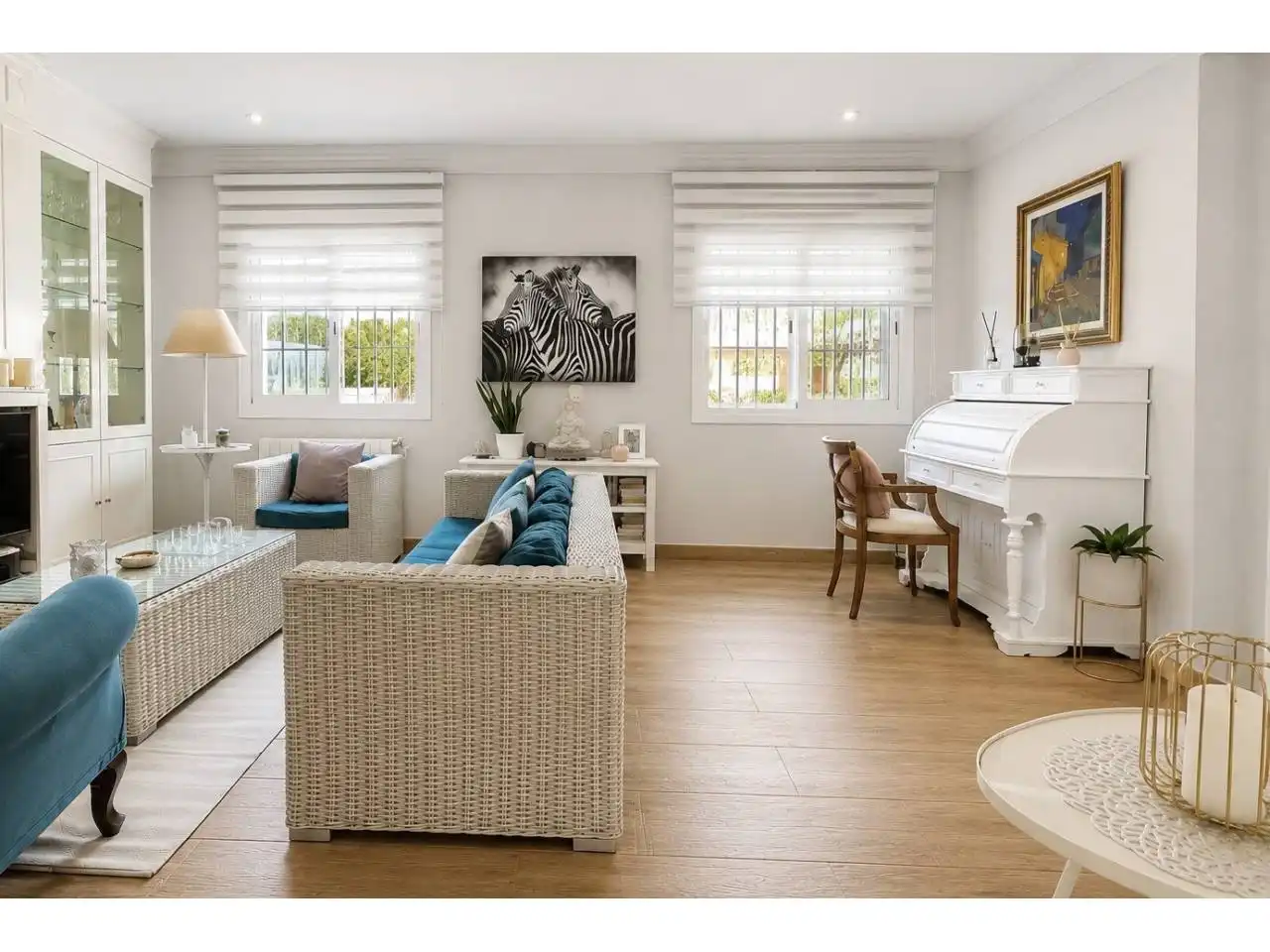 Sala de estar de Casa o chalet en venta en Cubelles con Aire acondicionado, Calefacción y Jardín privado