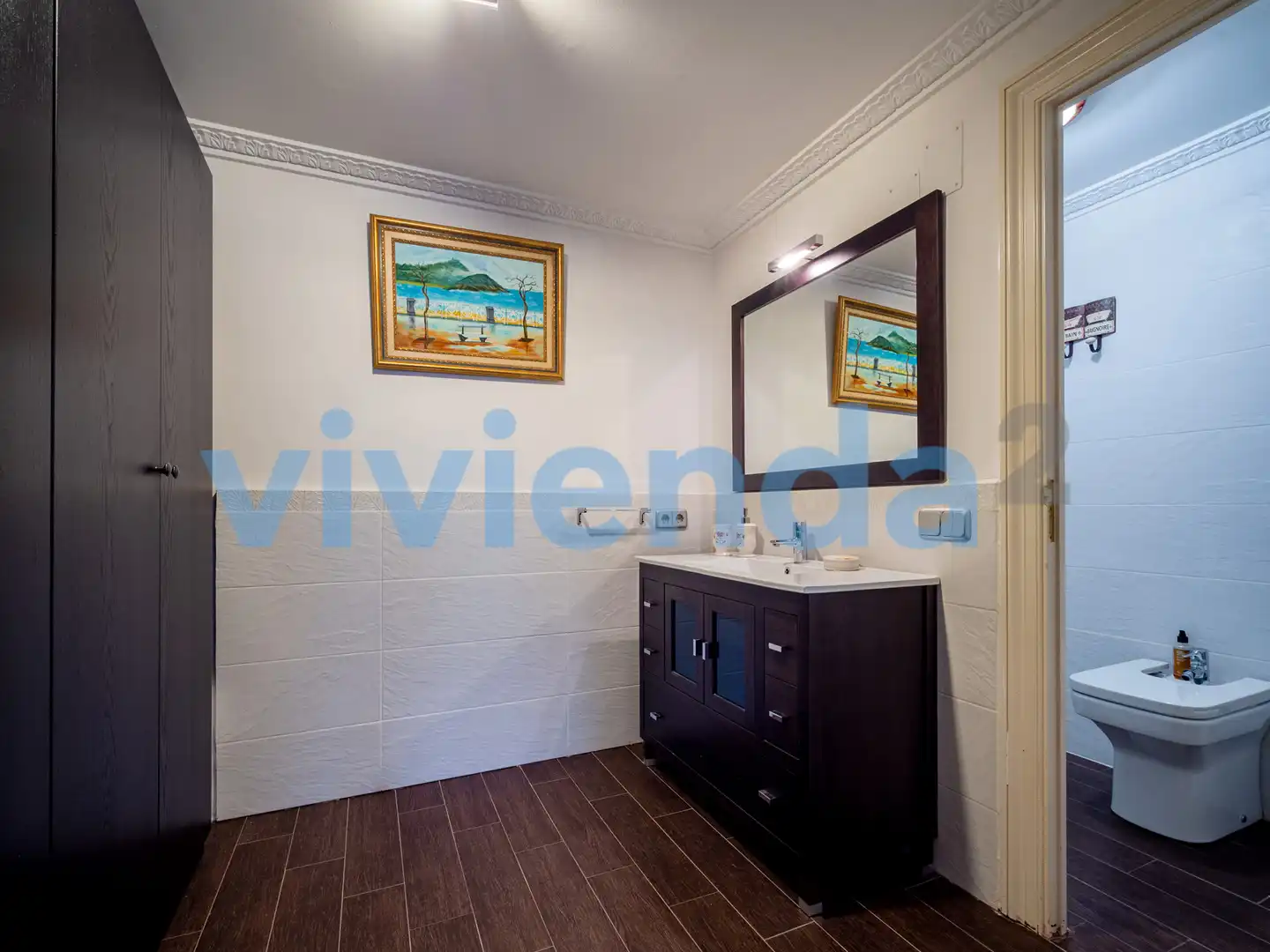 Baño de Piso de alquiler en Madrid con Aire acondicionado y Calefacción