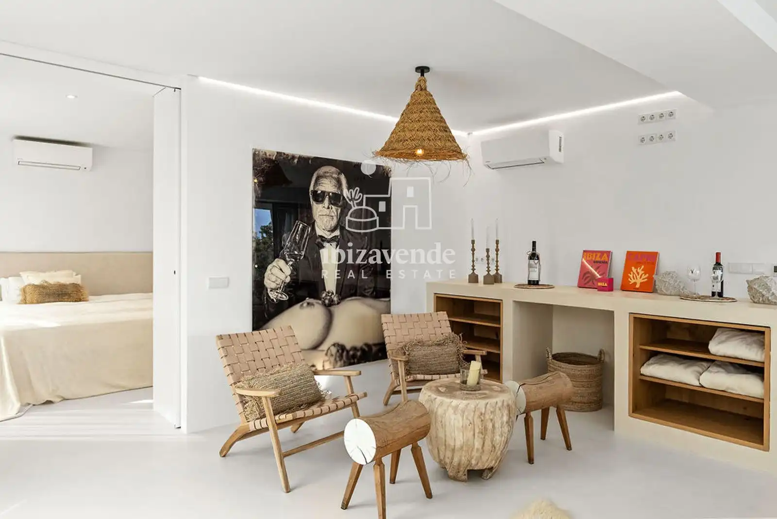 Sala d'estar de Casa o xalet en venda en Eivissa amb Aire condicionat, Calefacció i Terrassa