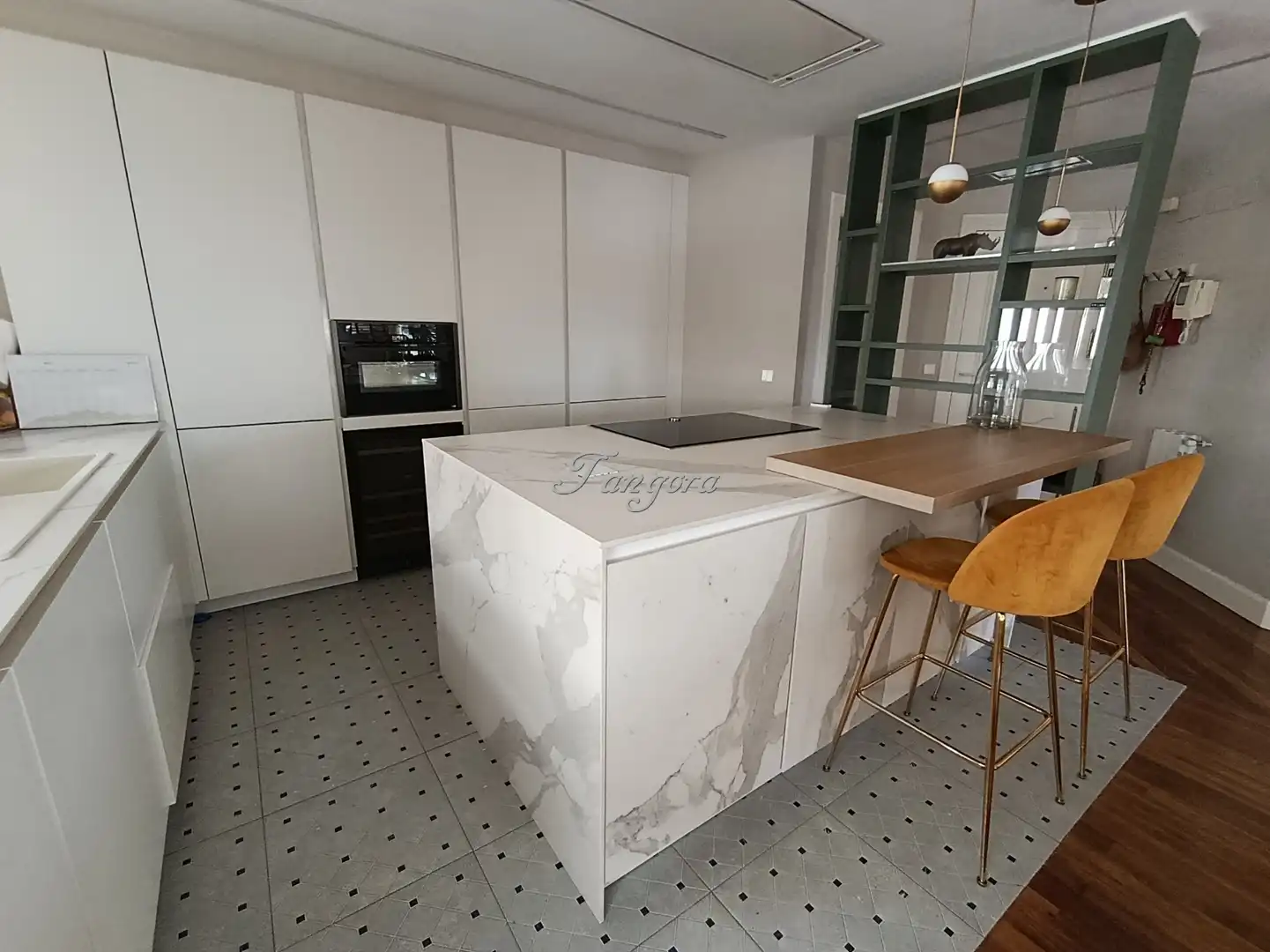 Kitchen of Attic for sale in Getxo   with Air Conditioner, Heating and Parquet flooring