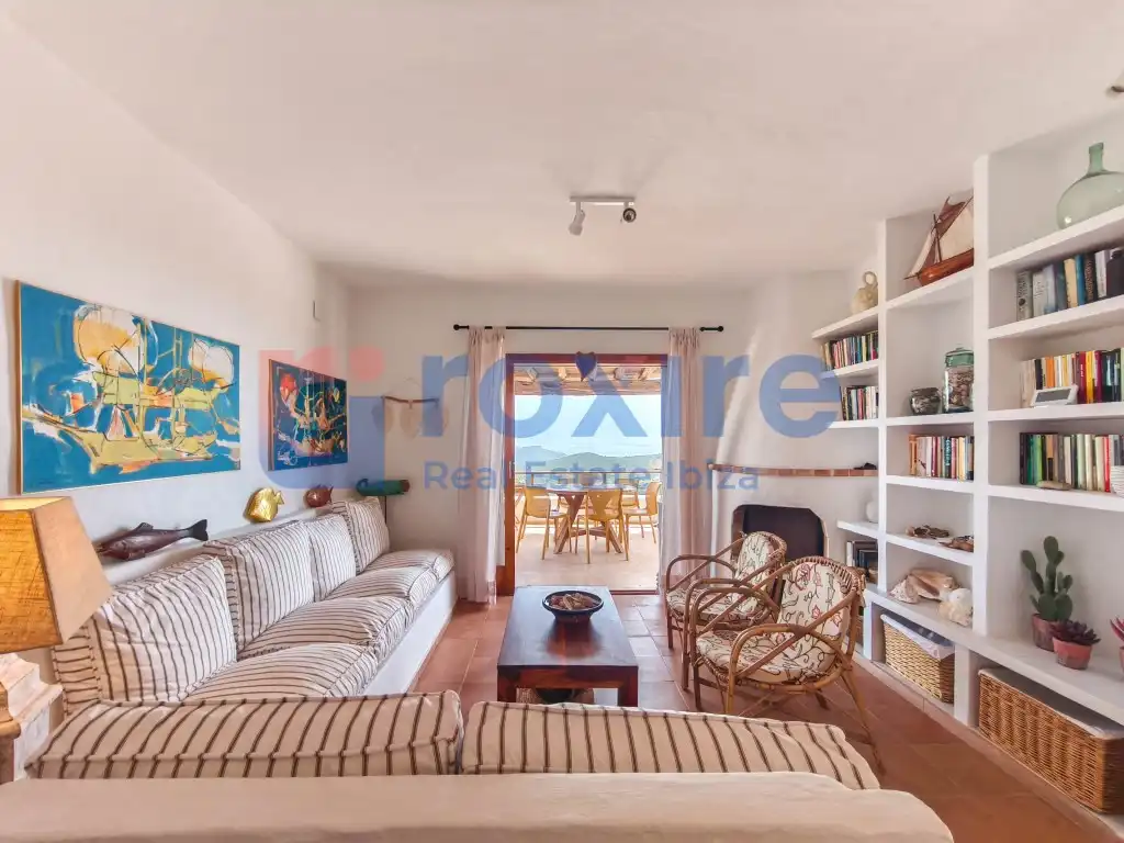Living room of Houses for rent in Sant Josep de sa Talaia  with Air Conditioner, Private garden and Terrace