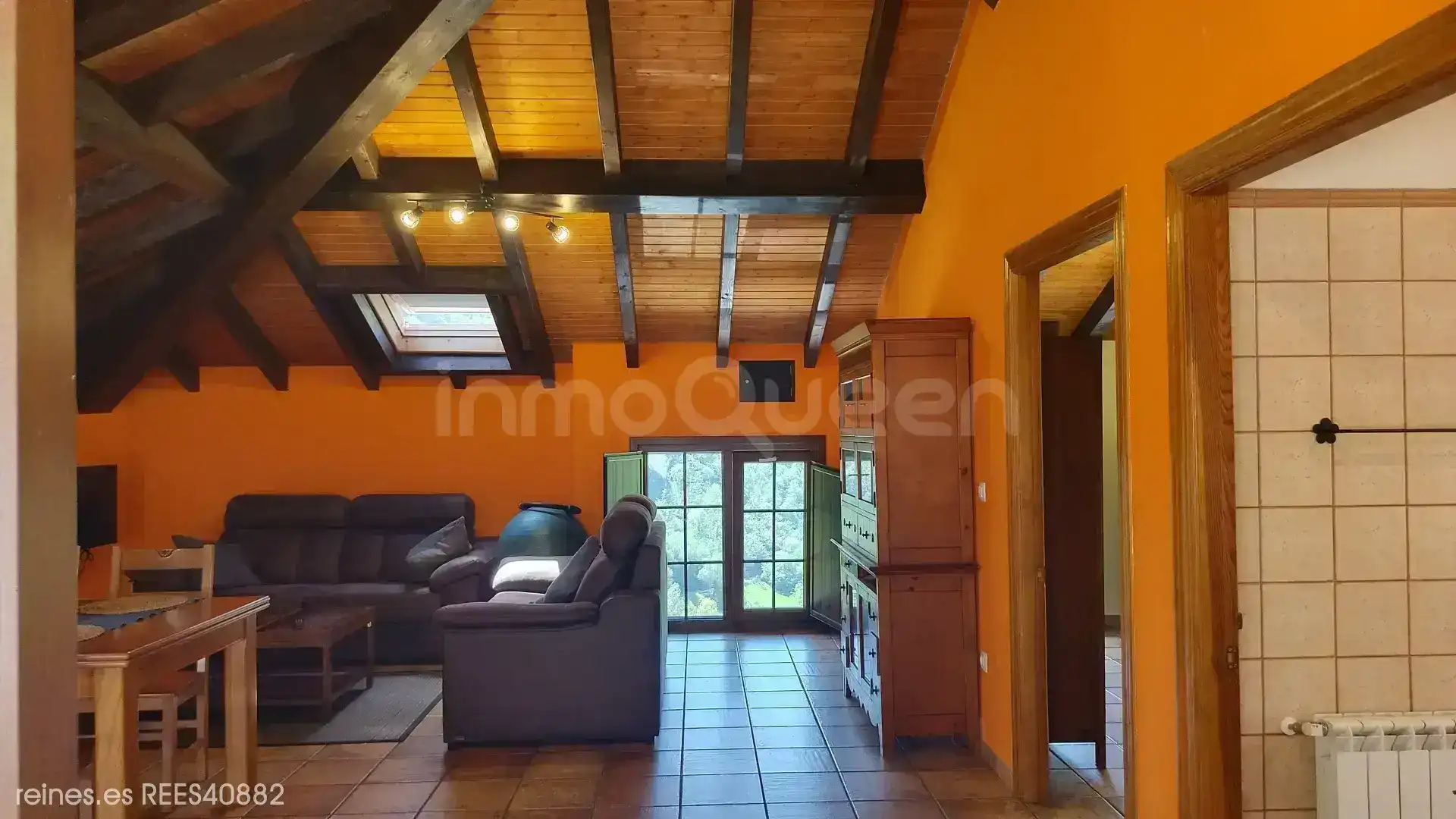 Living room of Houses for sale in Onís  with Heating, Private garden and Terrace