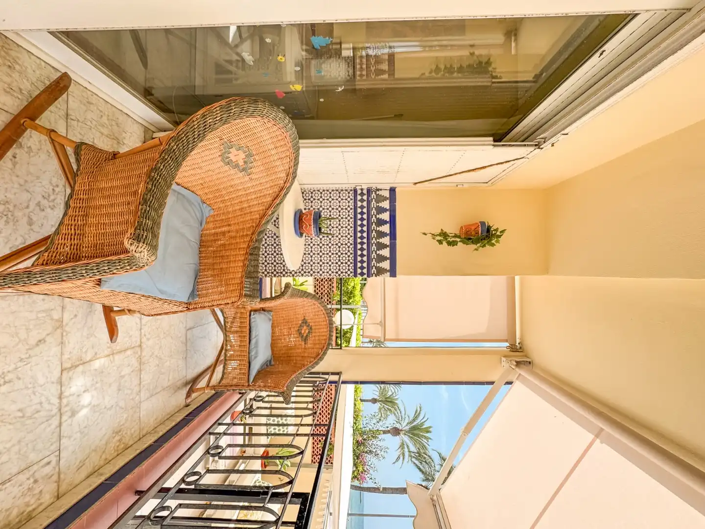 Terrace of Duplexes for rent in Santa Pola  with Air Conditioner, Private garden and Terrace