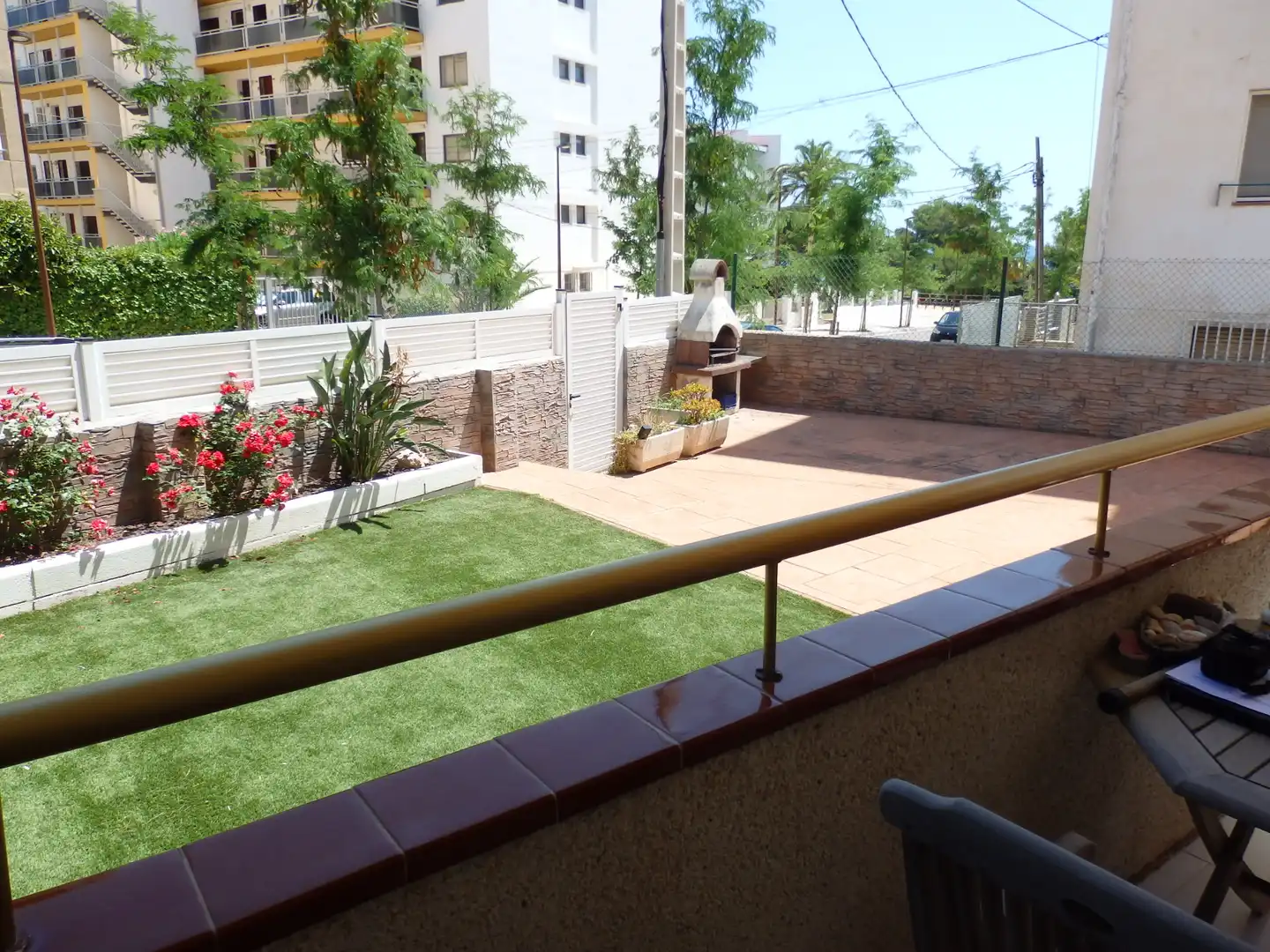 Terrasse von Erdgeschoss zum Verkauf in Mont-roig del Camp mit Klimaanlage, Privatgarten und Terrasse