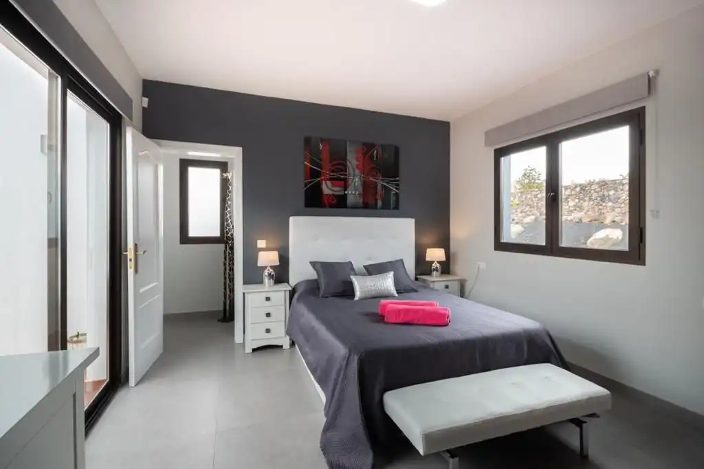 Bedroom of Houses for sale in La Oliva  with Air Conditioner, Private garden and Terrace