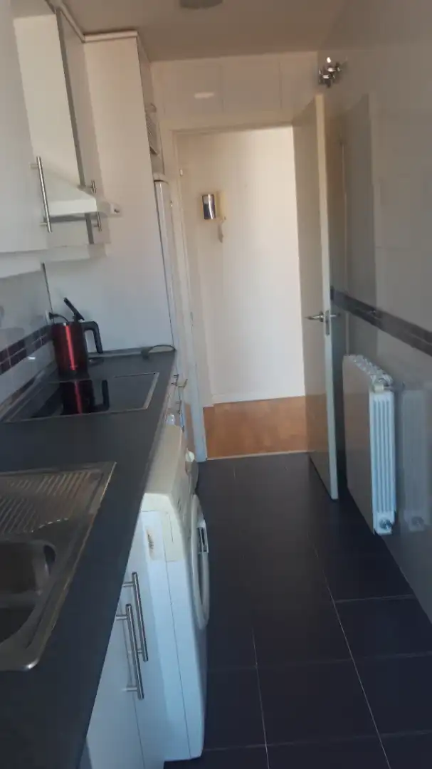 Kitchen of Flat for sale in Madrid  with Air Conditioner, Heating and Storage room