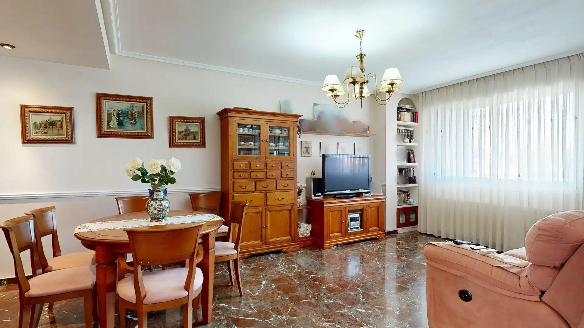 Sala de estar de Casa adosada en venta en Zaragoza con Aire acondicionado, Calefacción y Terraza