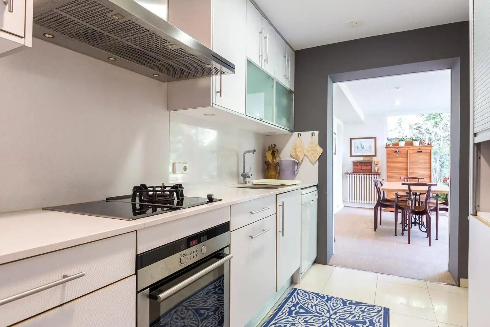 Cocina de Casa o chalet de alquiler en Sant Just Desvern con Aire acondicionado, Calefacción y Jardín privado