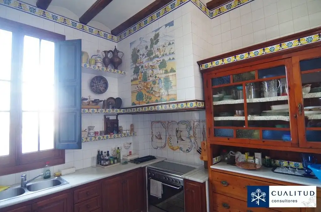 Cuina de Casa o xalet en venda en Burriana / Borriana amb Jardí privat, Terrassa i Traster