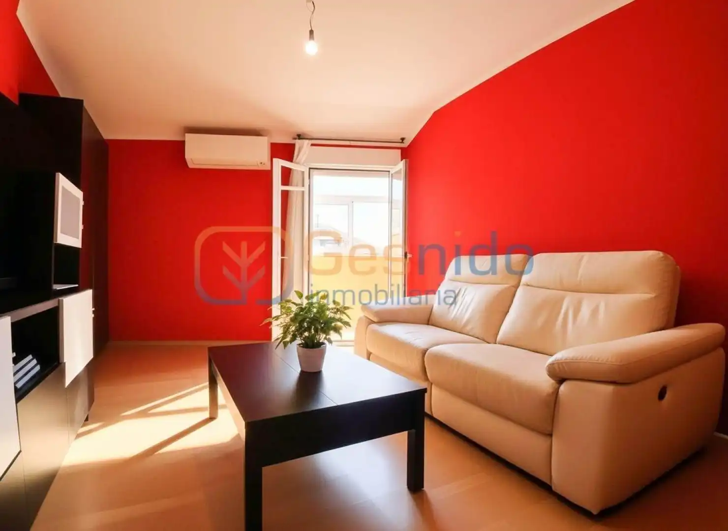 Wohnzimmer von Wohnung zum Verkauf in Espirdo mit Heizung, Parkett und Terrasse