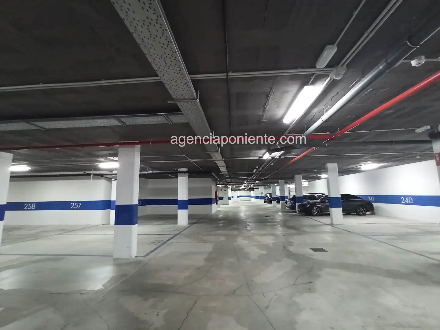 Parking of Flat for rent in Benidorm  with Air Conditioner, Terrace and Furnished