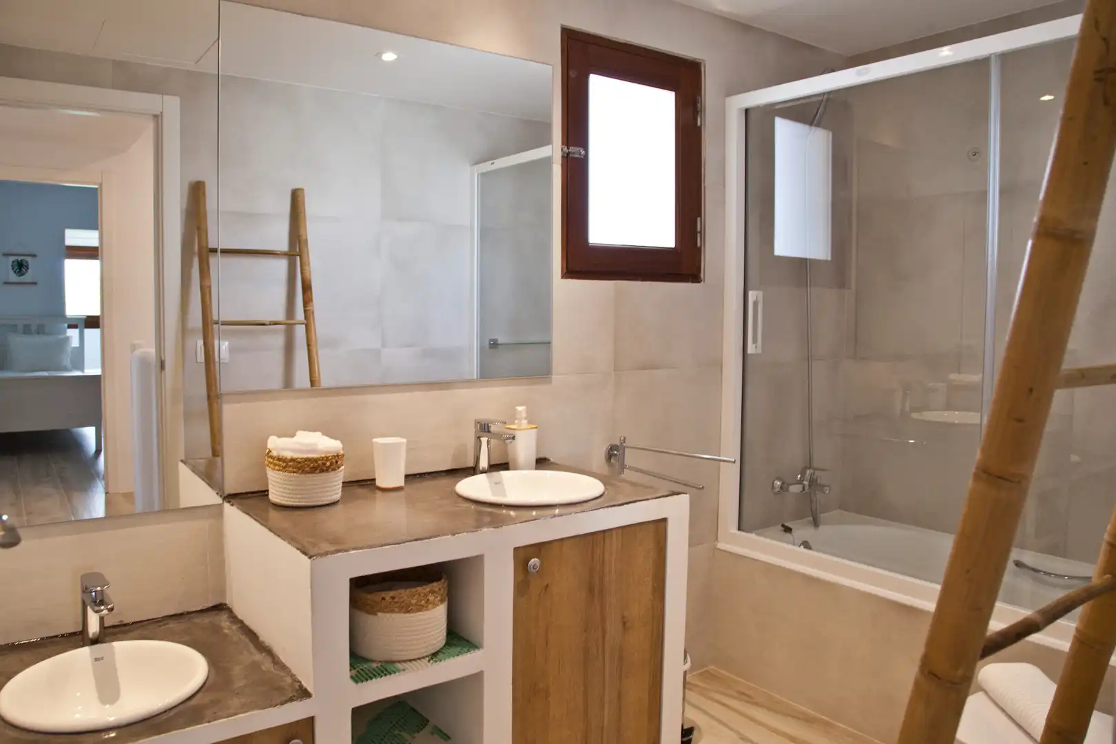 Baño de Casa adosada en venta en  Palma de Mallorca con Aire acondicionado, Calefacción y Jardín privado