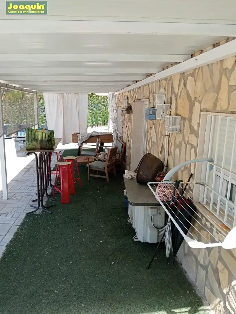 Terrasse von Country house zum Verkauf in Villaharta mit Gemeinschaftspool