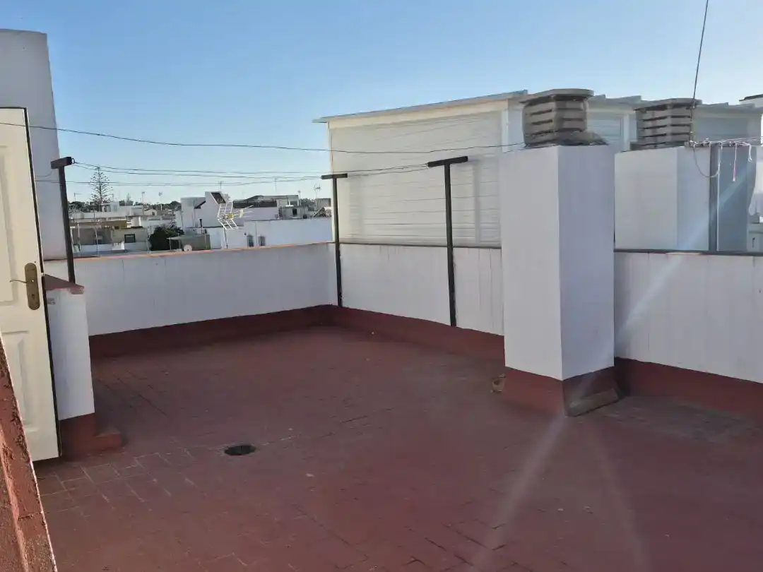 Terrassa de Casa adosada en venda en San Fernando amb Aire condicionat, Microones i Balcó
