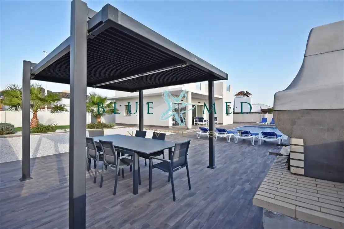 Terraza de Casa o chalet en venta en Mazarrón con Aire acondicionado, Calefacción y Jardín privado