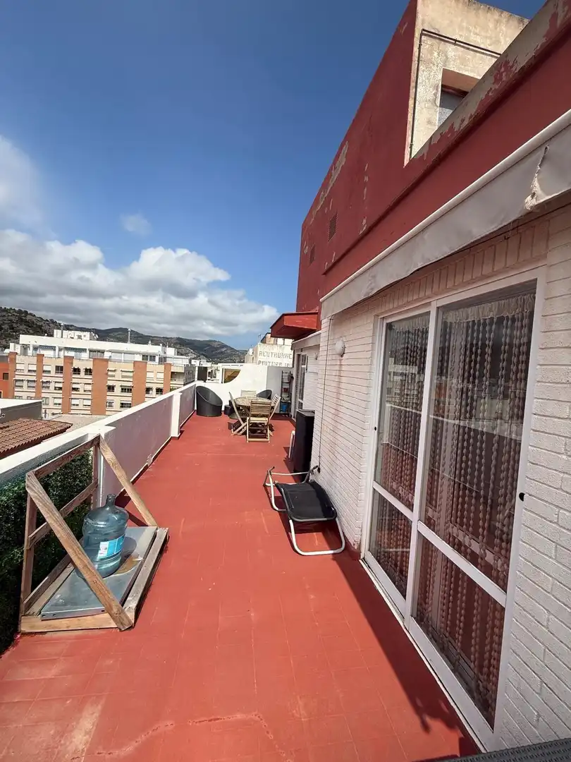 Terraza de Ático en venta en Benicasim / Benicàssim con Terraza, Amueblado y Balcón