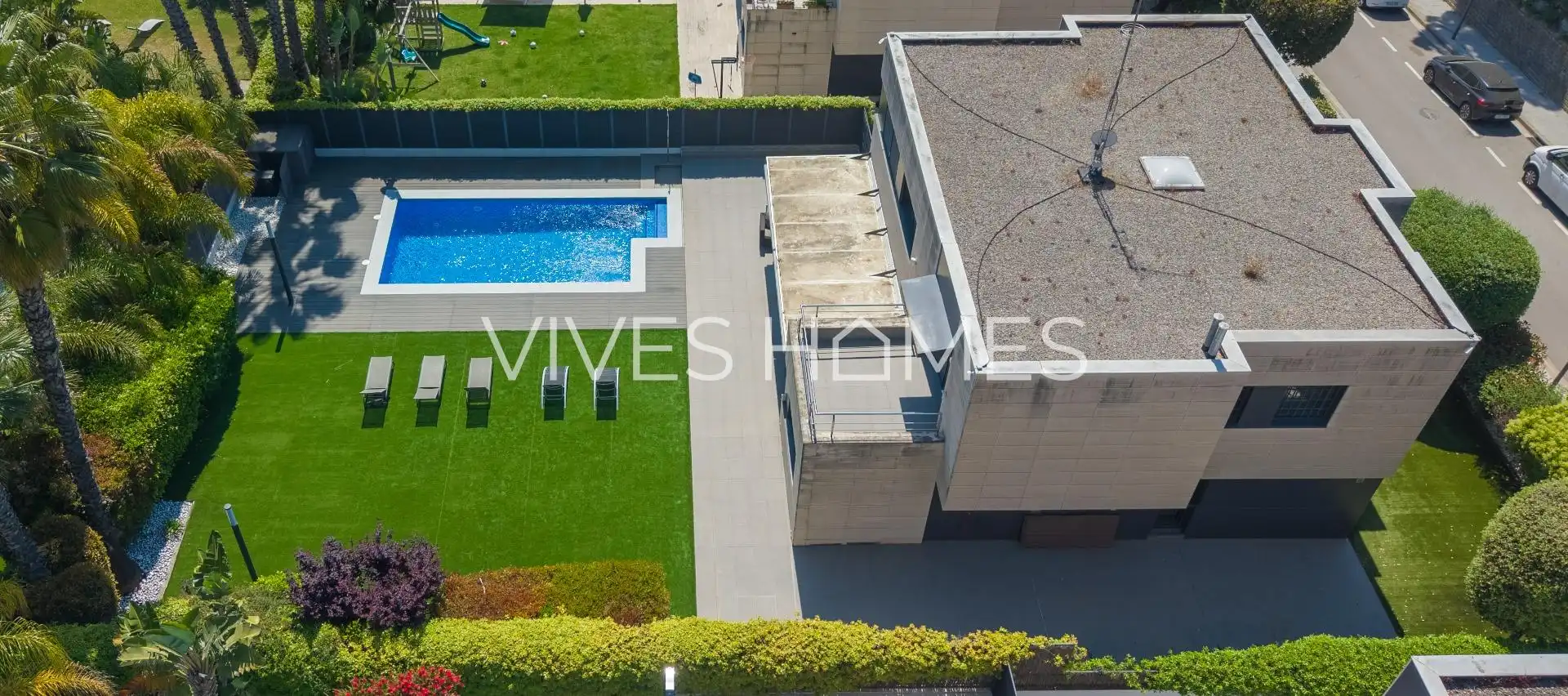 Piscina de Casa o chalet en venta en Sant Andreu de Llavaneres con Aire acondicionado, Jardín privado y Terraza
