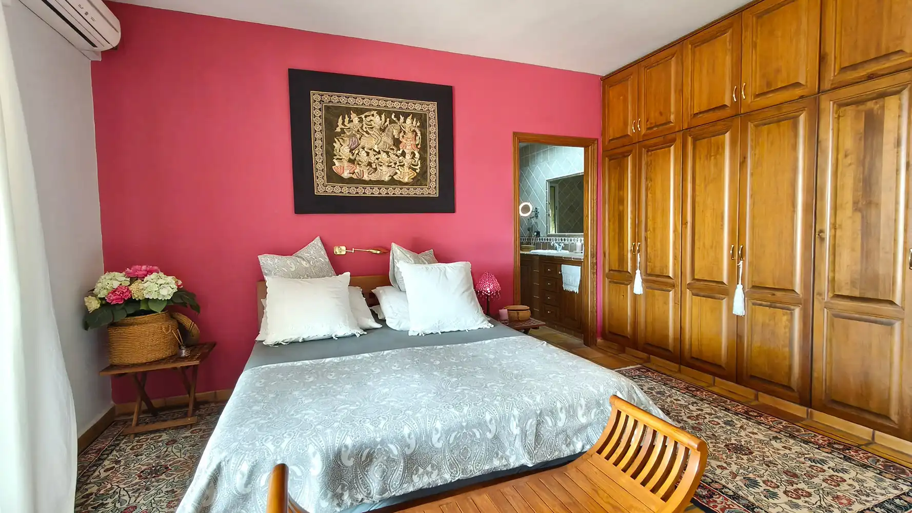 Dormitori de Finca rústica en venda en Finestrat amb Aire condicionat, Calefacció i Jardí privat