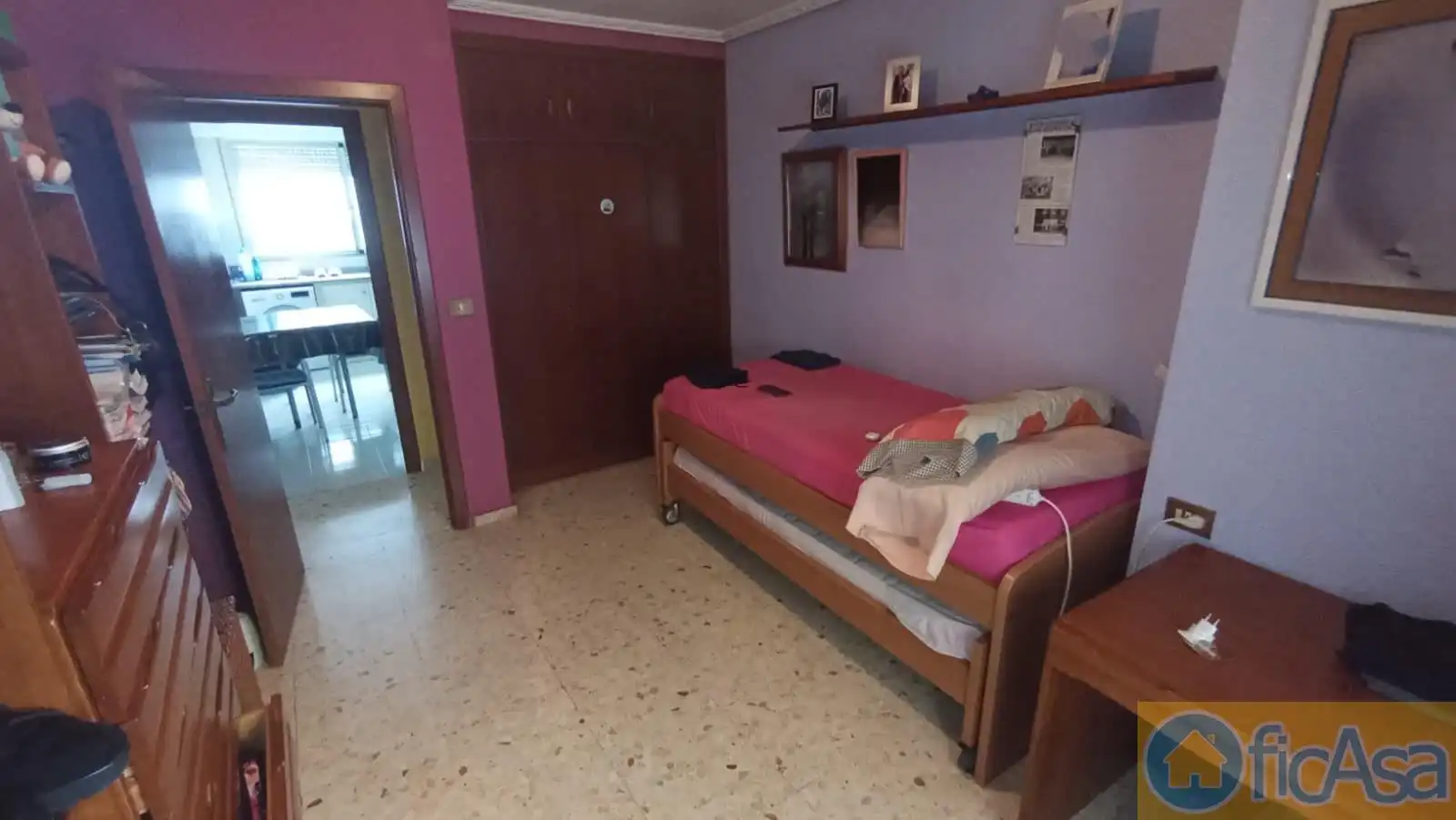 Habitación de Apartamento en venta en Castellón de la Plana / Castelló de la Plana con Aire acondicionado y Balcón