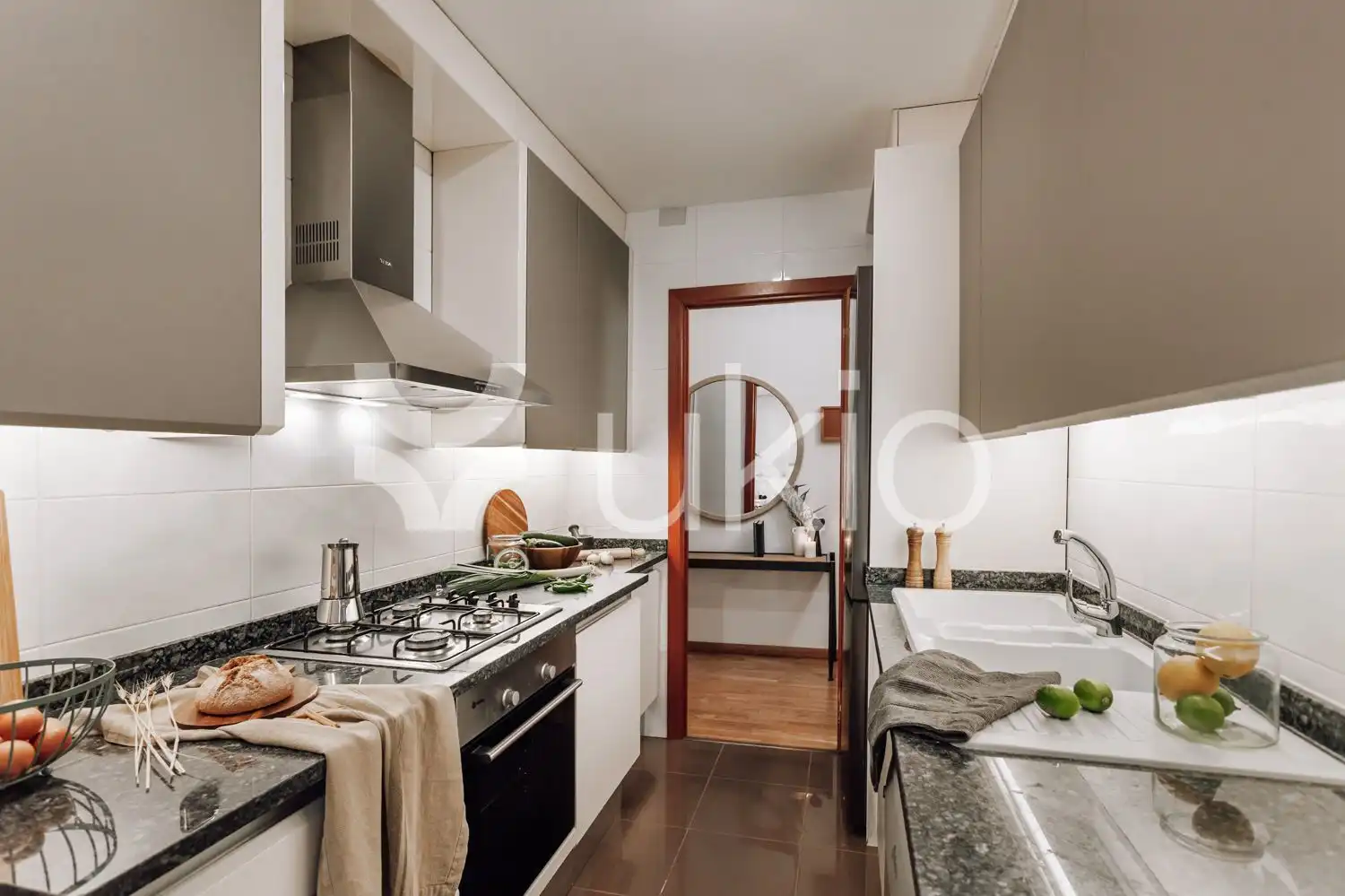 Kitchen of Apartments for rent in Barcelona  with Storage room, Furnished and Washing machine