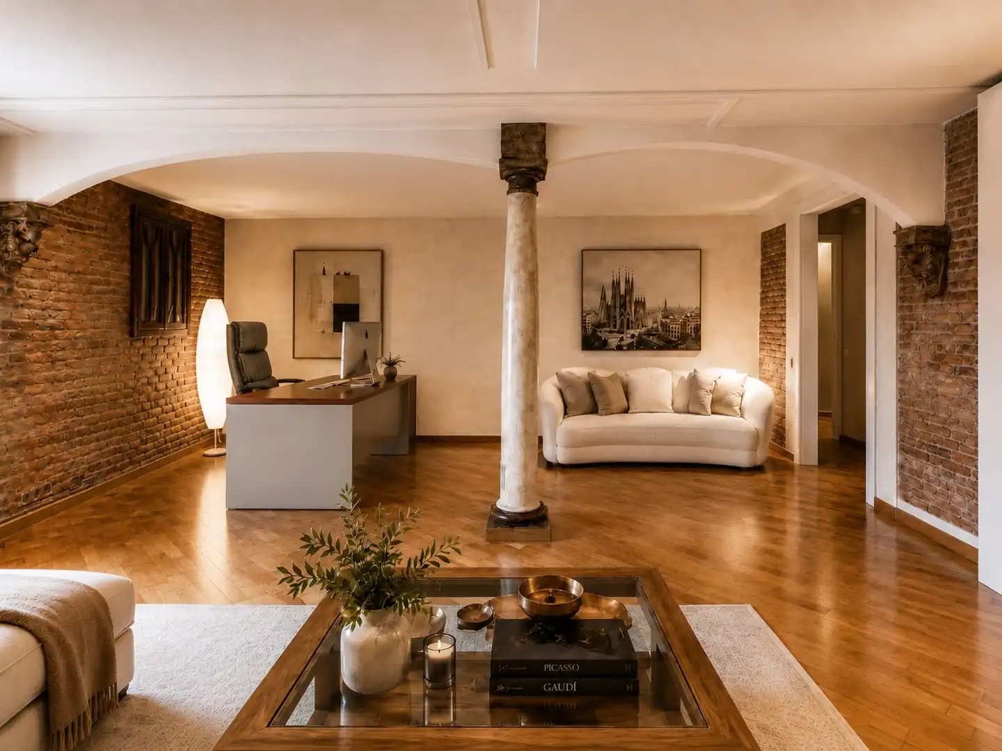 Sala d'estar de Apartament en venda en Barcelona