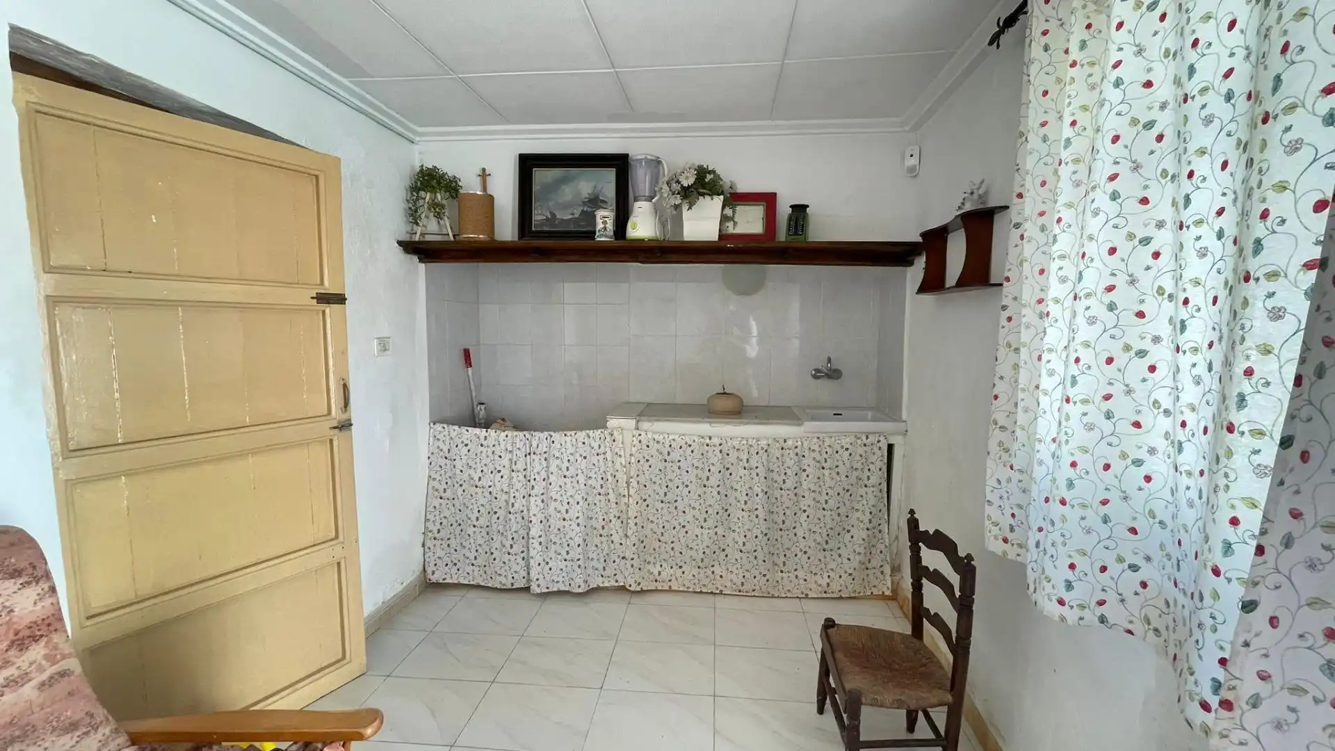 Cocina de Finca rústica en venta en Fuente Álamo de Murcia con Amueblado