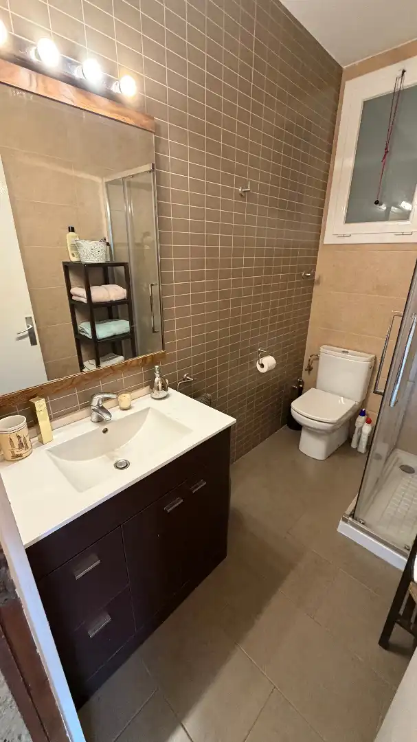 Bathroom of Flat for sale in Torredembarra  with Terrace, Furnished and Oven
