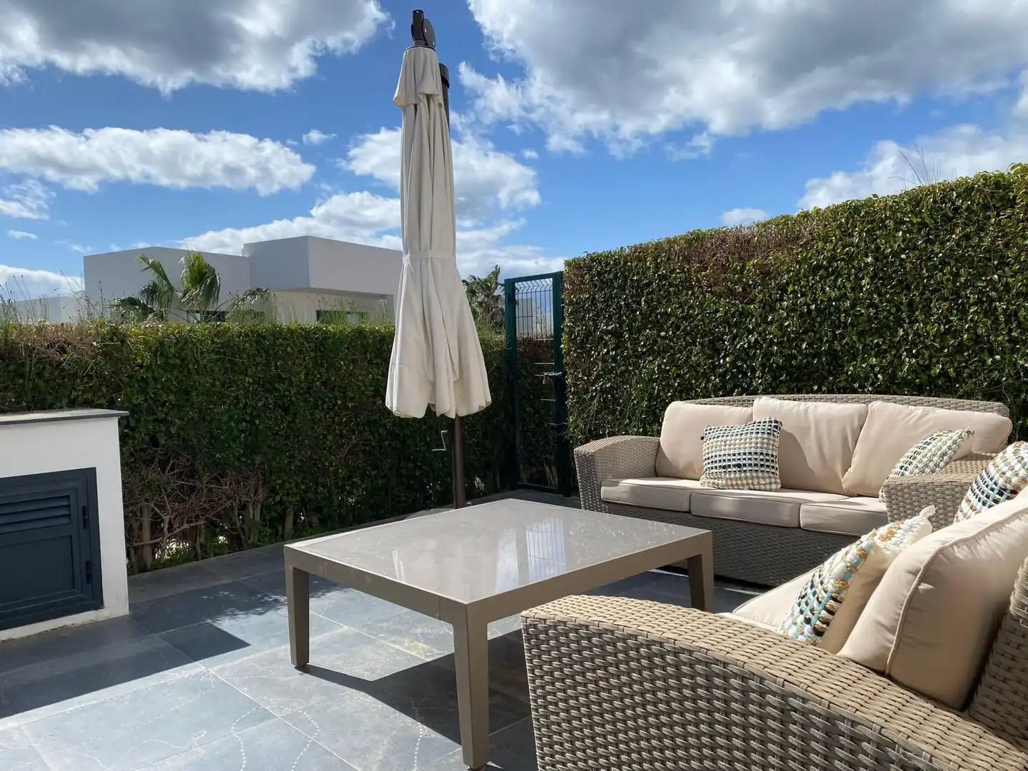 Terraza de Casa adosada en venta en Estepona con Aire acondicionado, Terraza y Amueblado