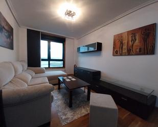 Living room of Flat to rent in Culleredo  with Heating, Parquet flooring and Storage room