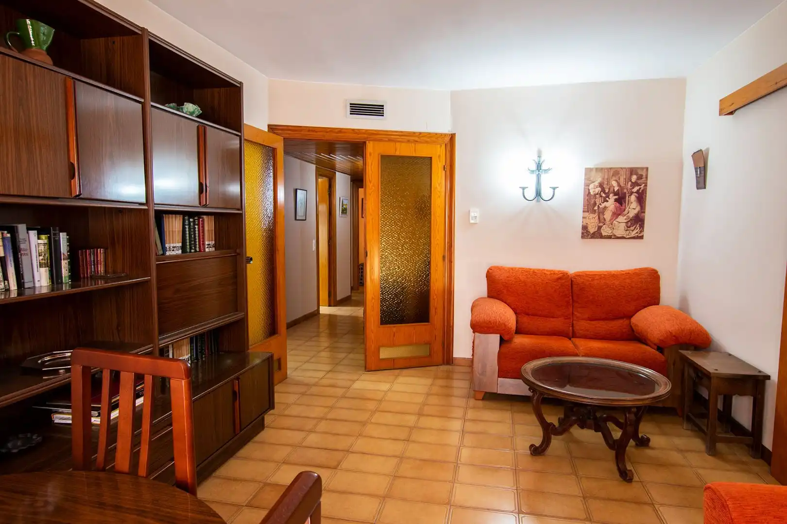 Living room of Flat for sale in Caspe  with Air Conditioner and Heating