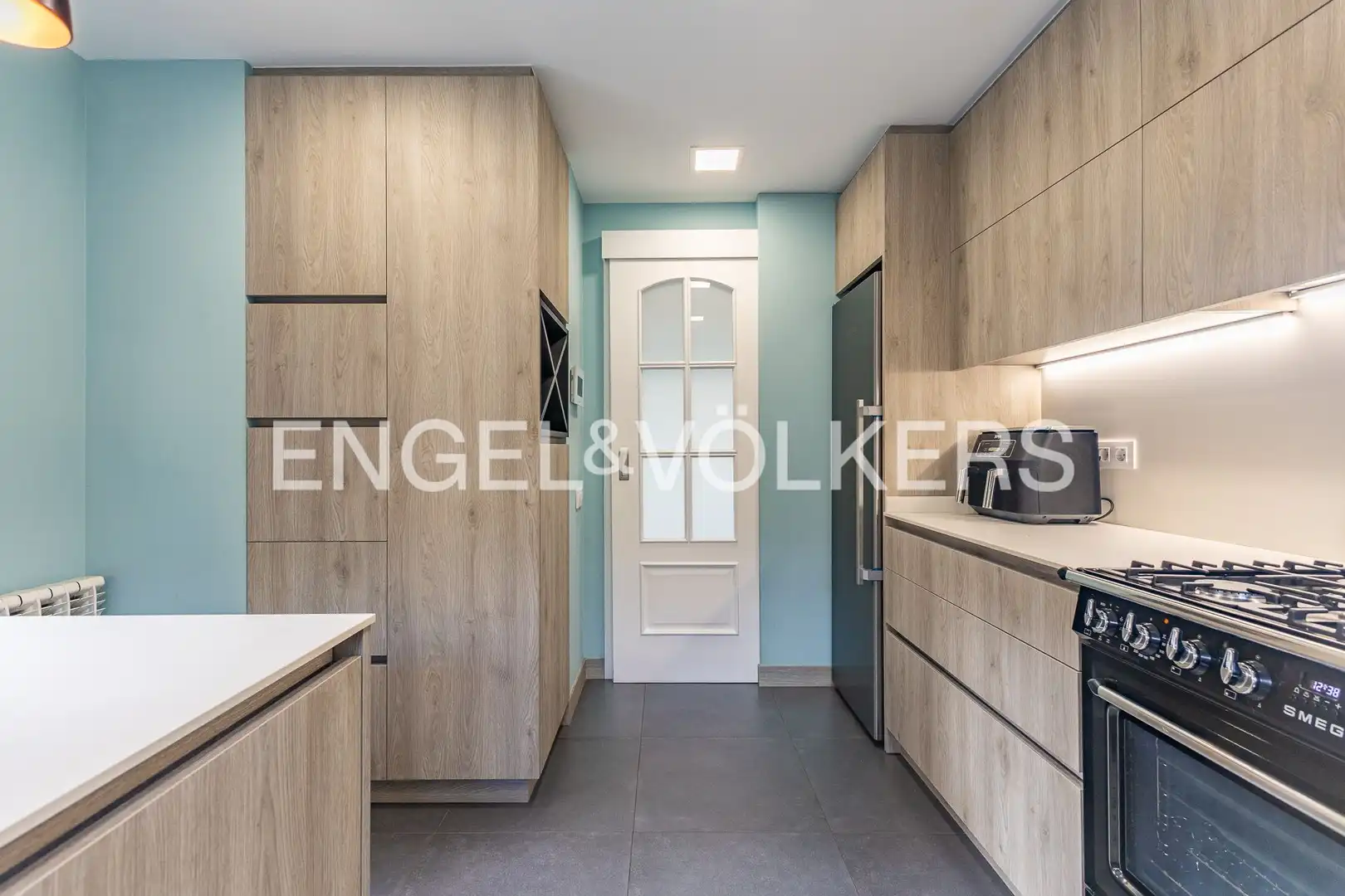 Kitchen of Houses for sale in Sant Cugat del Vallès  with Air Conditioner, Heating and Private garden