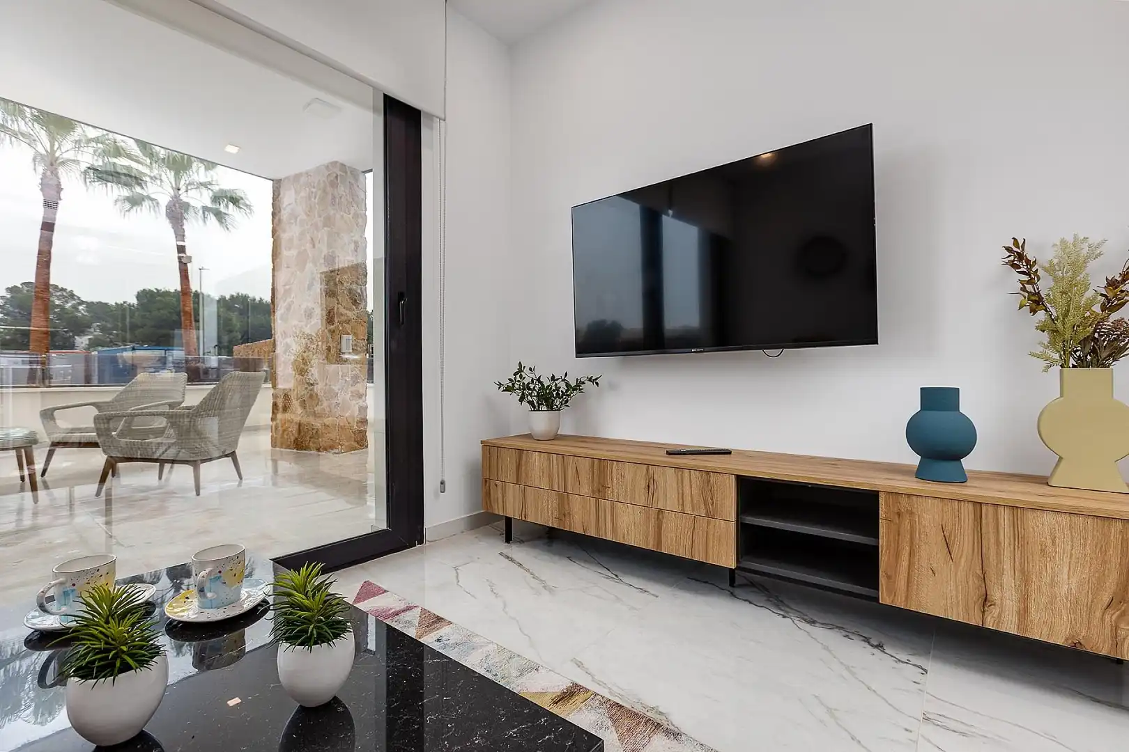 Living room of Apartments for sale in Orihuela  with Air Conditioner, Private garden and Terrace