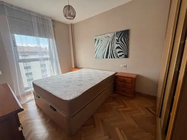 Bedroom of Flat for rent in Ferrol  with Heating, Parquet flooring and Storage room