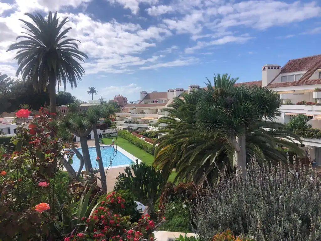 Garten von Dachboden zur Miete in Puerto de la Cruz mit Klimaanlage, Privatgarten und Terrasse