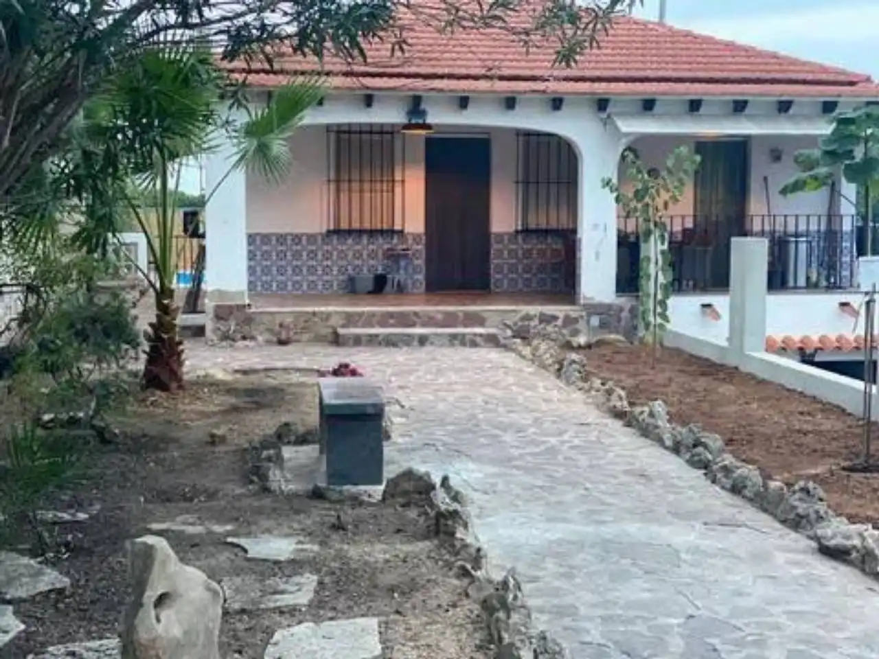 Terrassa de Casa o xalet en venda en Villanueva de Castellón amb Aire condicionat i Terrassa
