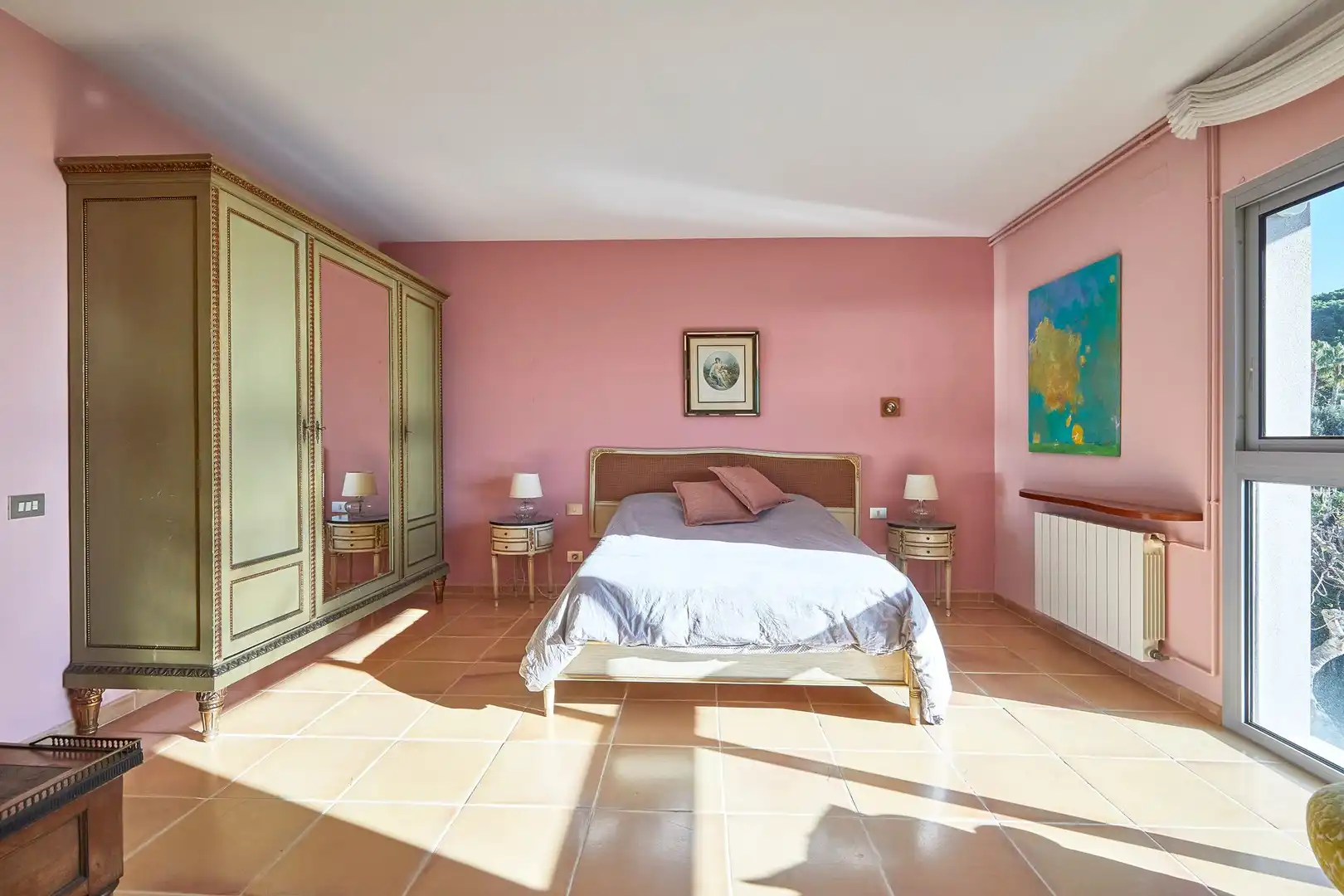 Schlafzimmer von Haus oder Chalet zum Verkauf in Premià de Dalt mit Klimaanlage, Heizung und Privatgarten